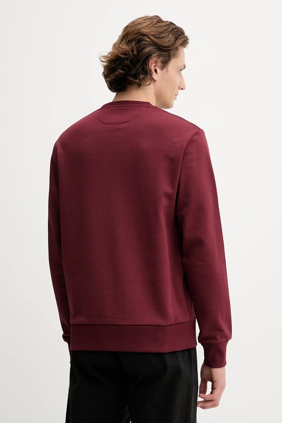 Oblečenie Bavlnená mikina Hackett London HM5800015 burgundské