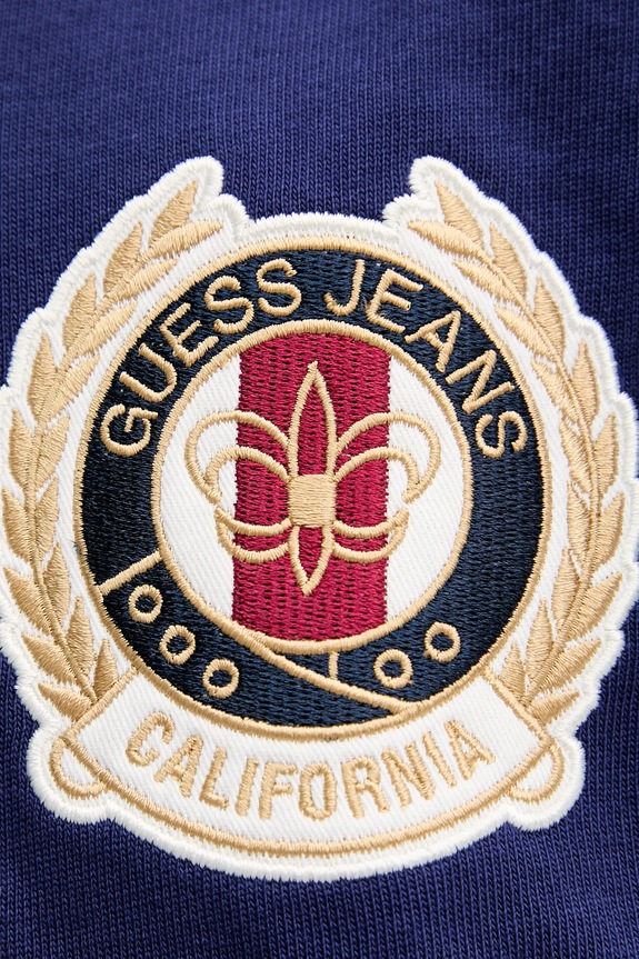 Bavlnená mikina Guess Jeans M5YP08.KCYM1 modrá