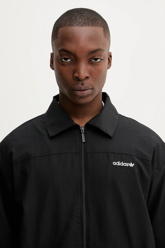 Bunda adidas Originals Brushed TT čierna JX3070