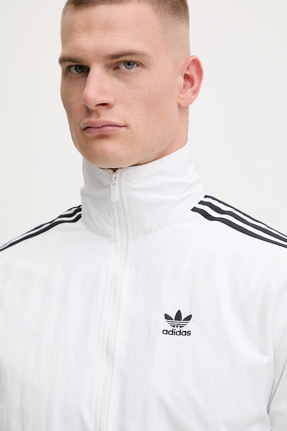 adidas Originals felpa Firebird bianco JY1328