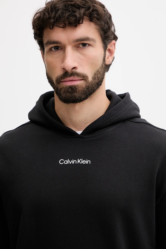 Mikina Calvin Klein Performance čierna LVGMF5W302