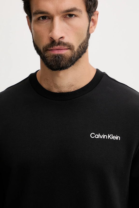 Μπλούζα Calvin Klein Performance μαύρο LVGMF5W312
