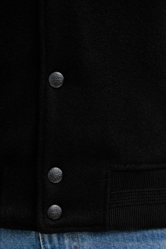 Diesel giacca bomber con lana J-ARRY A19582.0PJBI nero