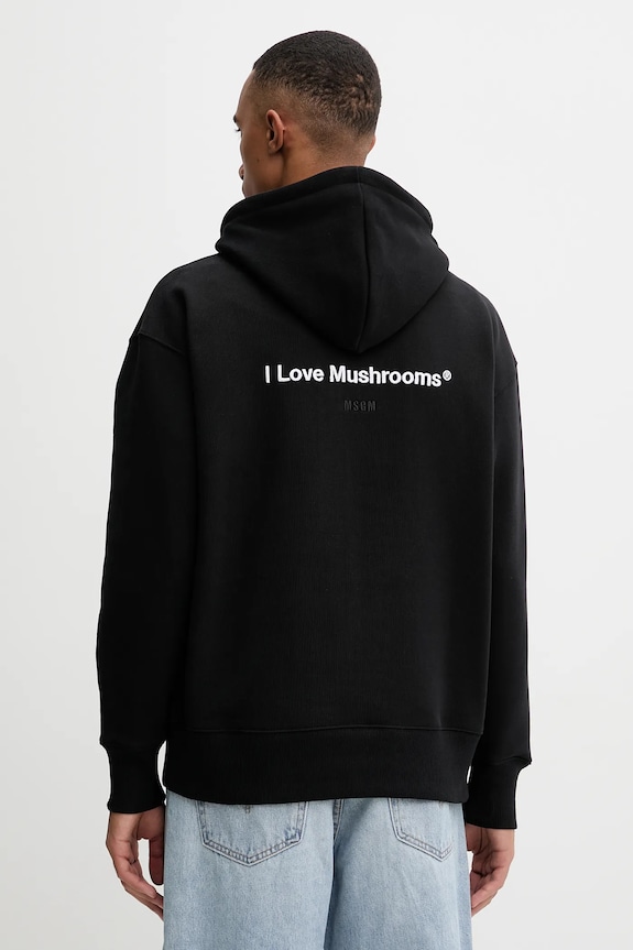 Oblečenie Bavlnená mikina MSGM 3940MM124.257795 čierna