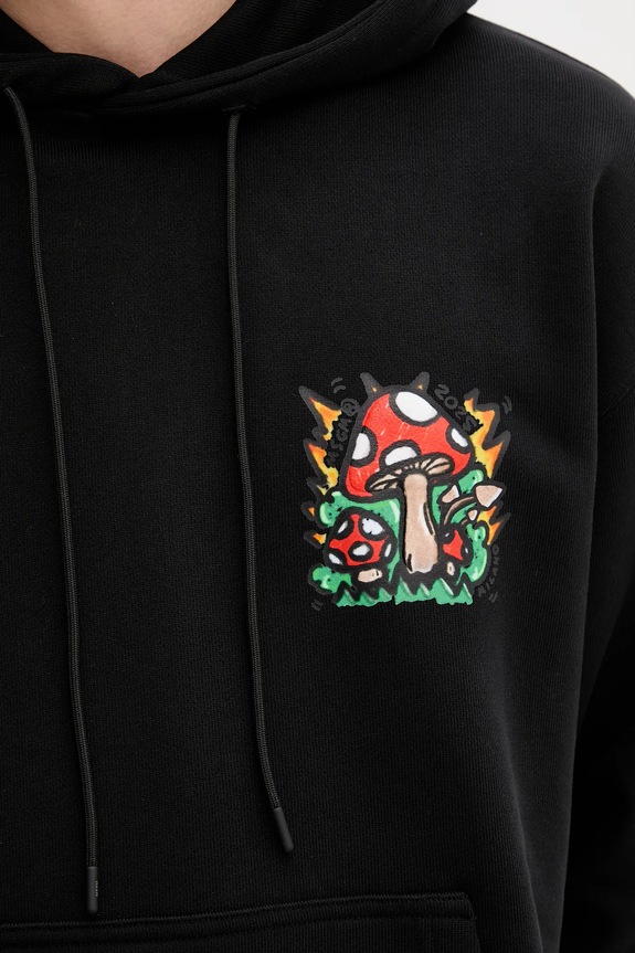 Βαμβακερή μπλούζα MSGM 3940MM114.257795 μαύρο