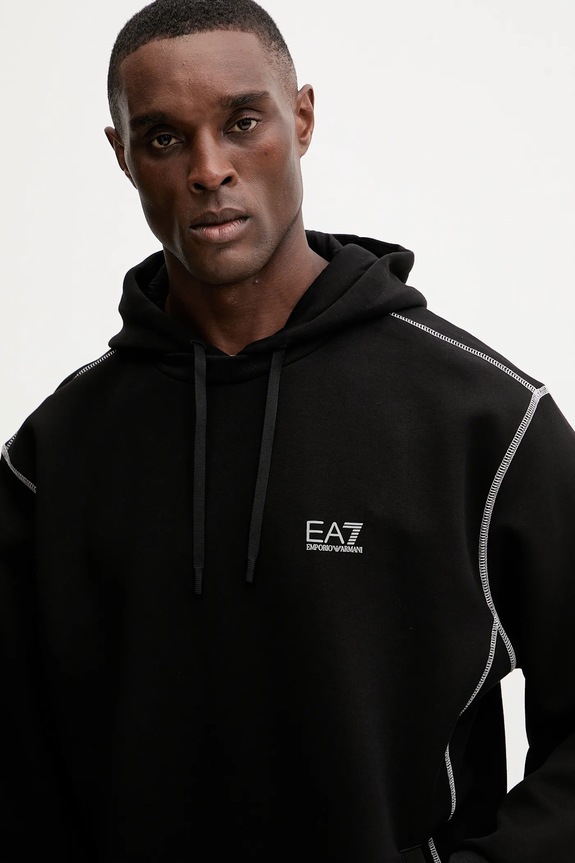 EA7 Emporio Armani bluză negru AF13538.7M000660