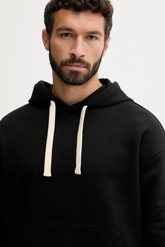 Βαμβακερή μπλούζα EA7 Emporio Armani μαύρο AF13797.7X000165