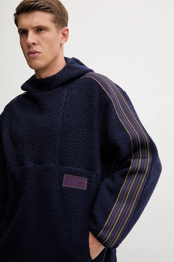 EA7 Emporio Armani hanorac fleece bleumarin AF18559.7X000211