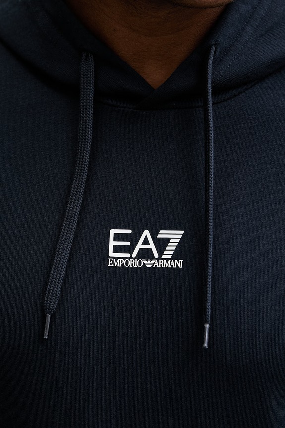 EA7 Emporio Armani bluza bawełniana PJVRZ.8NPM32 granatowy