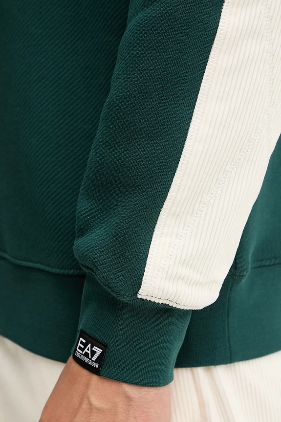 EA7 Emporio Armani hanorac de bumbac AF16427.7X000142 verde