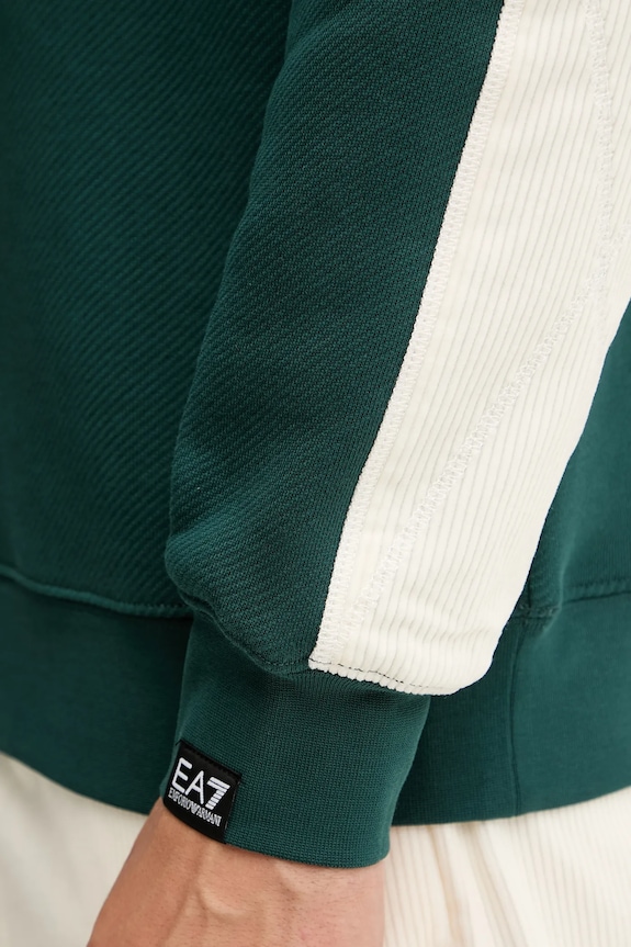 EA7 Emporio Armani hanorac de bumbac AF16427.7X000142 verde