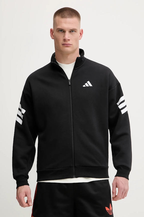 adidas bluză Future Icons print negru JD4885