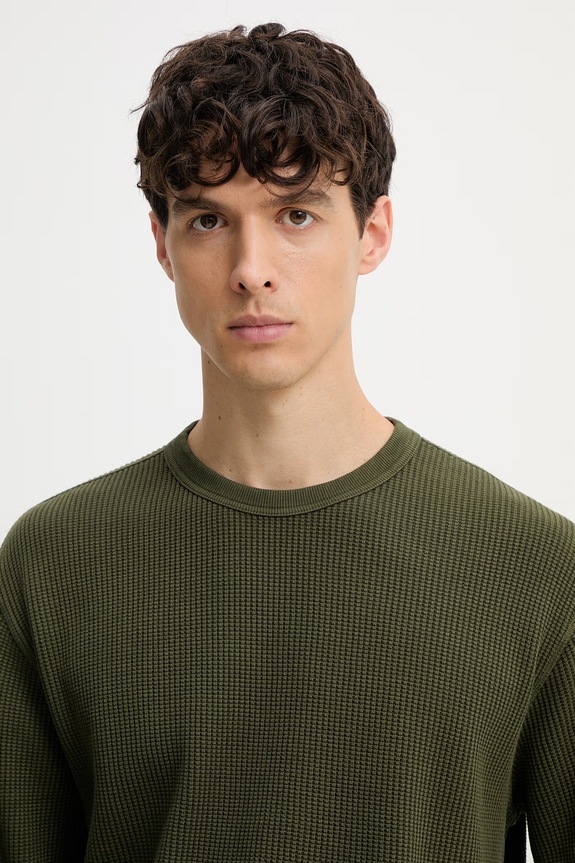 Levi's sweter męski bawełniany zielony A9249