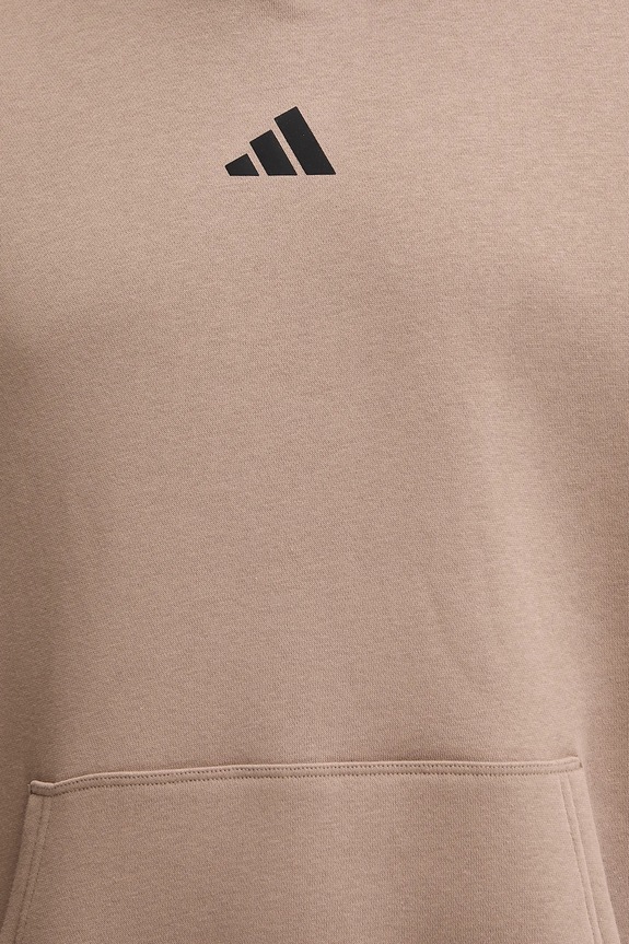 Tréninková mikina adidas Performance POWER JZ6250 hnědá