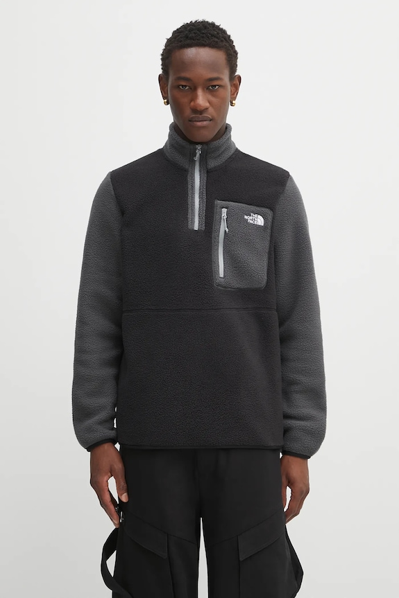Поларен суичър The North Face Yumiori шарен черен NF0A883SS5H1