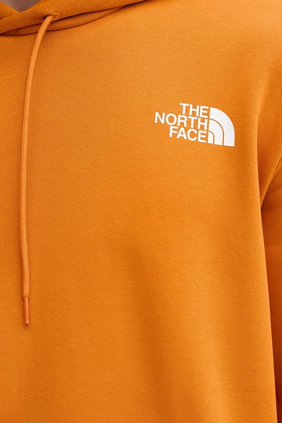 The North Face felpa Simple Dome NF0A89FCBRO1 arancione
