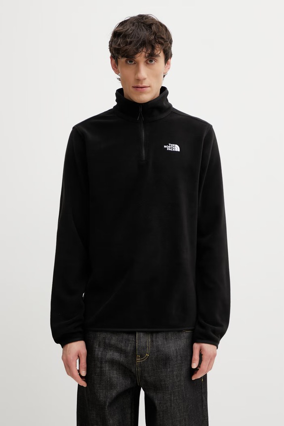 The North Face sweatshirt plain black NF0A8D0QJK31