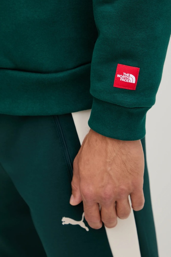 Μπλούζα The North Face Redbox NF0A8EFZ1KI1 πράσινο