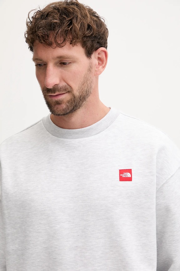 The North Face bluză Redbox gri NF0A8EG1E041
