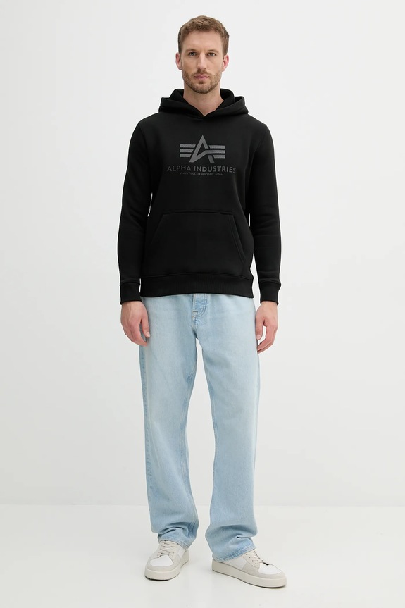 Μπλούζα Alpha Industries 146343.515 μαύρο AW25