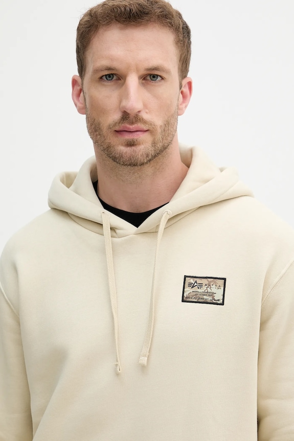 Μπλούζα Alpha Industries μπεζ 156340.300