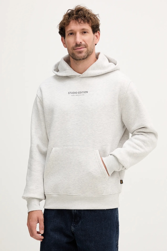 Oblečenie Mikina Alpha Industries 156339.752 sivá