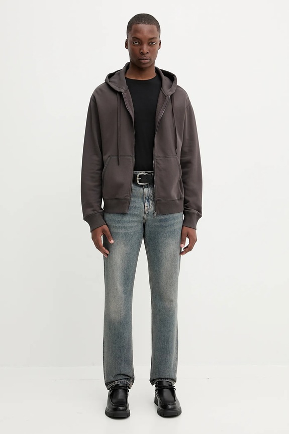 ZADIG&VOLTAIRE hanorac de bumbac JMSS01311 maro AW25