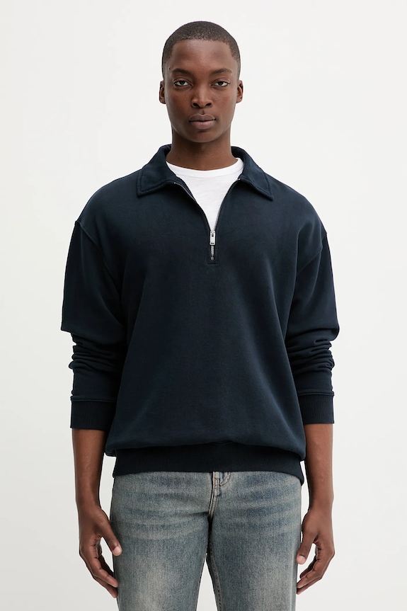 Oblečenie Bavlnená mikina ZADIG&VOLTAIRE JMSS01313 tmavomodrá