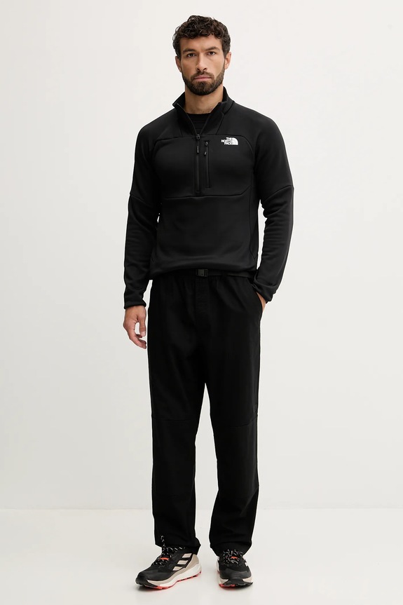 The North Face bluză Meteora NF0A8E1MJK31 negru AW25