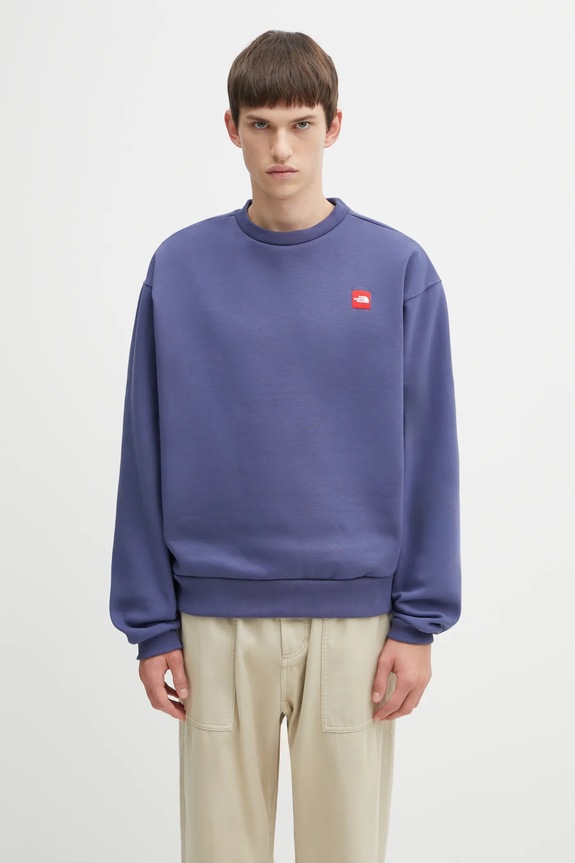 Dukserica The North Face Redbox bez uzorka plava NF0A8EG1BOT1