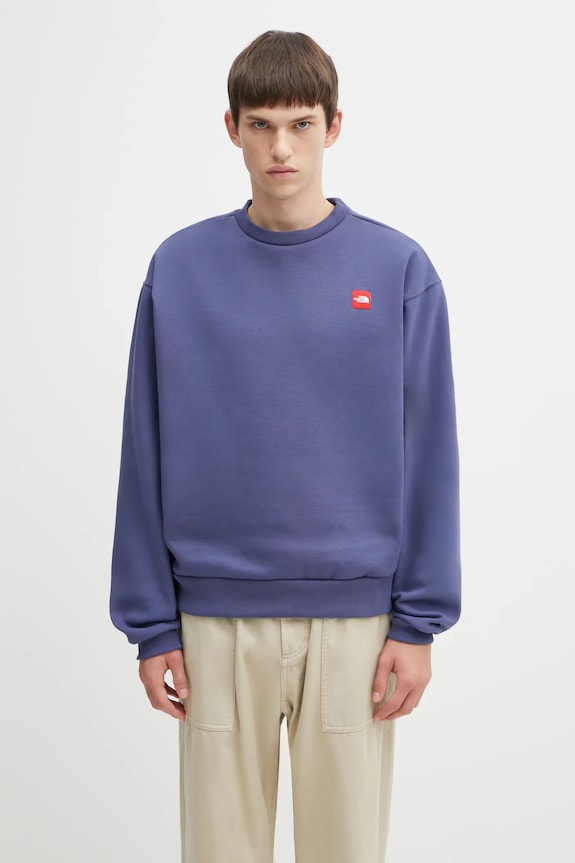 Dukserica The North Face Redbox bez uzorka plava NF0A8EG1BOT1