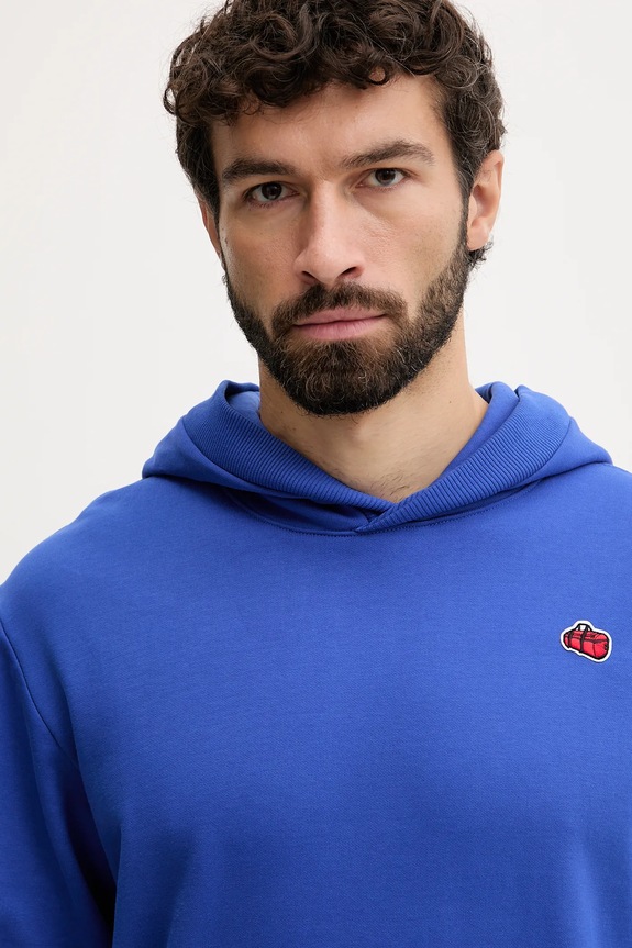 The North Face bluza bawełniana Icon Relaxed niebieski NF0A8EU8CZ61