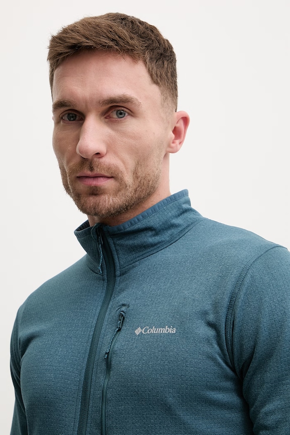 Columbia bluza outdoorowa Essential Hike turkusowy 2136841