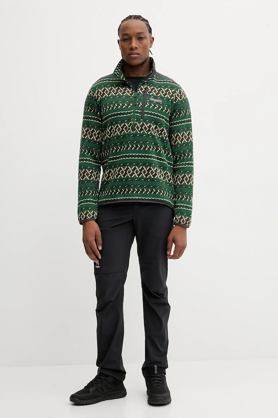 Outdoorová mikina Columbia Sweater Weather 2097741 zelená AW25