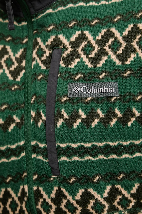 Outdoorová mikina Columbia Sweater Weather 2097741 zelená