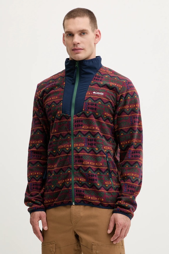 Columbia hanorac în aer liber Sequoia Grove cu modele burgundia 2135511