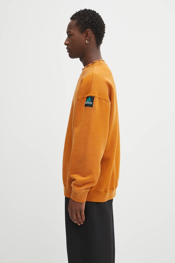 adidas Originals sweatshirt EQT Washed Crew JX1569 orange AW25