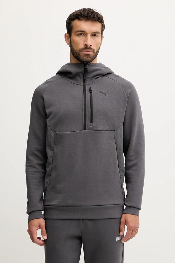 Puma bluză PUMATECH uni gri 688044