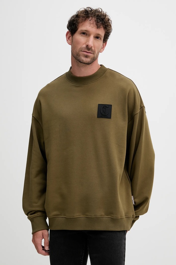 Just Cavalli felpa in cotone senza verde 79OAIT05.CF500