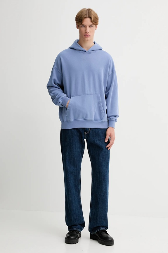 Mikina Abercrombie & Fitch KI122.5455.216 modrá AW25