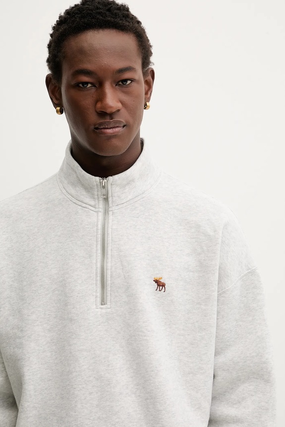 Dukserica Abercrombie & Fitch siva KI122.5541.112