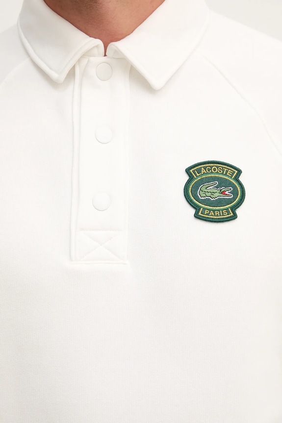 Lacoste felpa SH8323 bianco