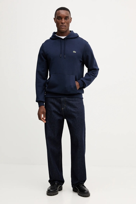 Lacoste bluza bawełniana SH9839 granatowy AW25