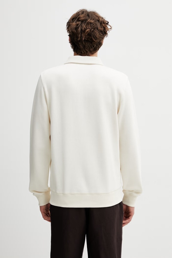 Ρούχα Βαμβακερή μπλούζα Lacoste SH5781 μπεζ