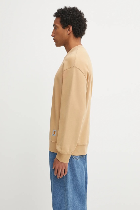 Carhartt WIP cotton sweatshirt Hudson I035186.07E5F brown AW25