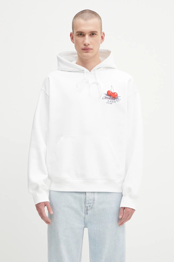 Odzież Carhartt WIP bluza Hooded Jake Garcia I035191.02XX biały