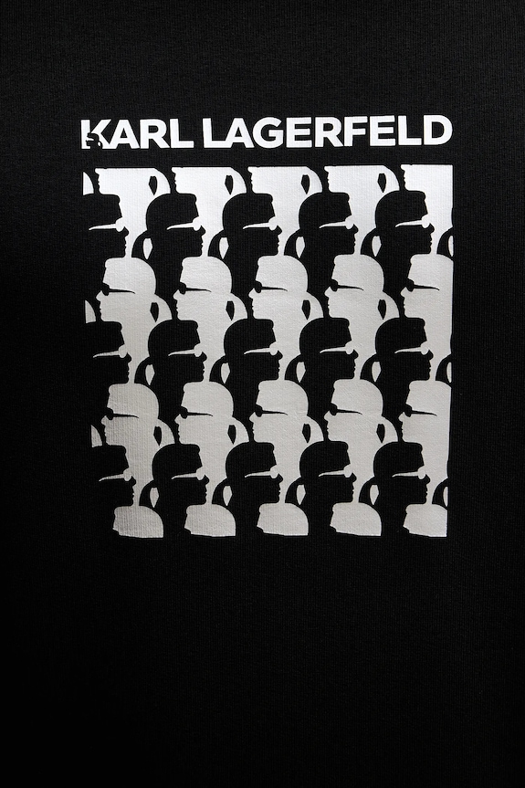 Pamučna dukserica Karl Lagerfeld 554917.705402 crna