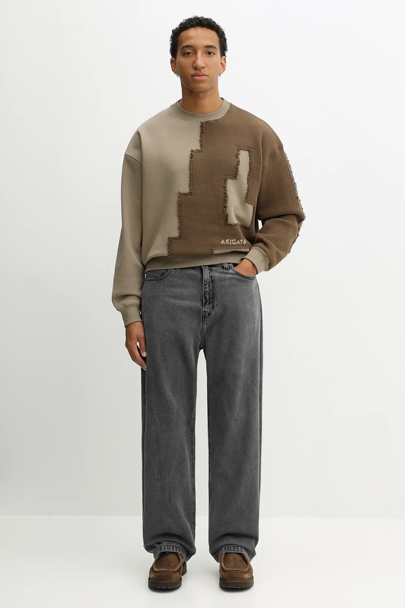 Axel Arigato cotton sweatshirt Pixel A A3291002 brown