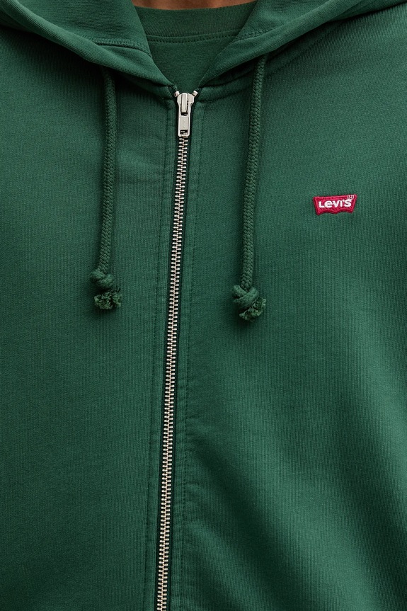 Bavlnená mikina Levi's 34584.0042 zelená