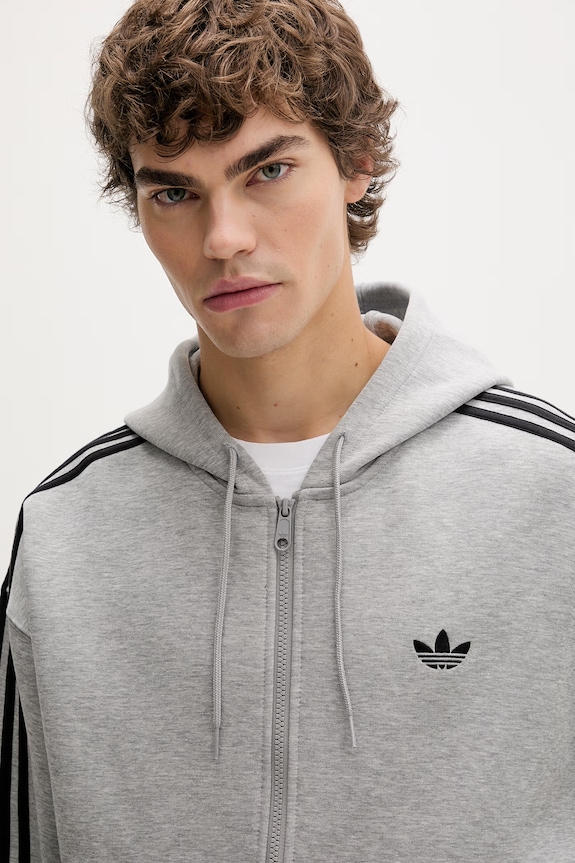 Dukserica adidas Originals Spacer Hoodie siva JW5965